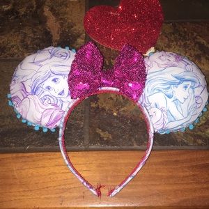 Handmade little mermaid mouse ears